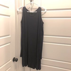 🔥 GUC cold-shoulder navy tunic / dress by REBORN J! Size L 🛍